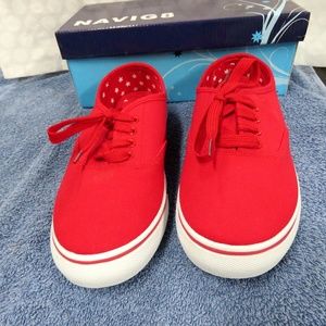 Navig8 Red Boat Shoe Sneakers 6.5